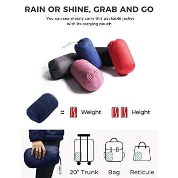 Wantdo Women's Lightweight Down Coat for Spring 2024