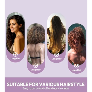 Durable Aegend Swim Caps for Long Hair 2 Pack