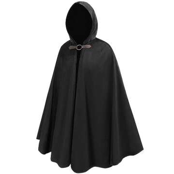 Renaissance Velvet Hooded Cape for Boys and Girls