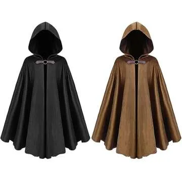 Renaissance Velvet Hooded Cape for Boys and Girls