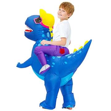 Decalare Inflatable Dinosaur costumes for kids T-Rex Costume Fancy Costumes Halloween Party Cosplay ...