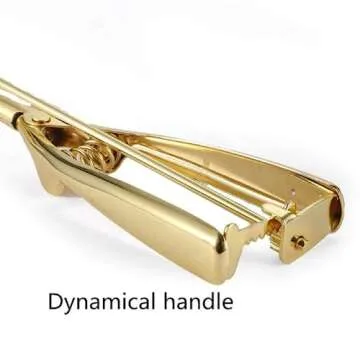 Good Dee's Gold Cookie Scoop, 4 cm, 18/8 stainless steel, easy to use, great for cookies, muffins, and ice cream