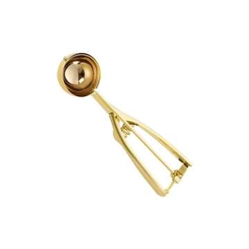 Good Dee's Gold Cookie Scoop, 4 cm, 18/8 stainless steel, easy to use, great for cookies, muffins, and ice cream