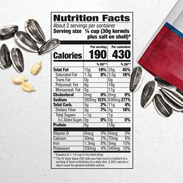 DAVID Original Salted Jumbo Sunflower Seeds - 12 Pack