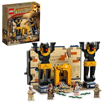 LEGO Indiana Jones Escape from The Lost Tomb 77013 Building Toy, Featuring a Mummy and an Indiana Jo...