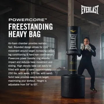Everlast PowerCore Free Standing Heavy Duty Punching Bag