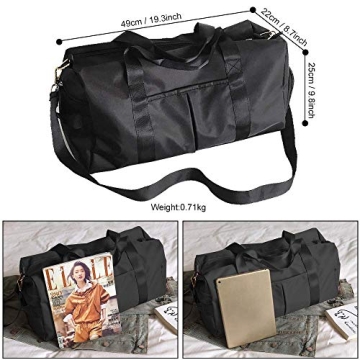 Versatile ICEIVY Gym Duffle Bag with Dry Wet Separation