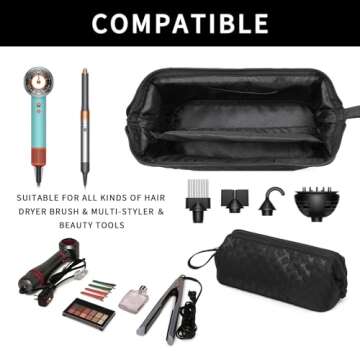 ALLINPAC Hair Tools Travel Bag for Easy Styling on the Go