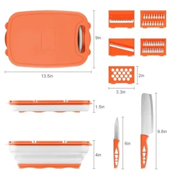 Gintan 9-in-1 Camping Cutting Board for All Outdoor Adventures