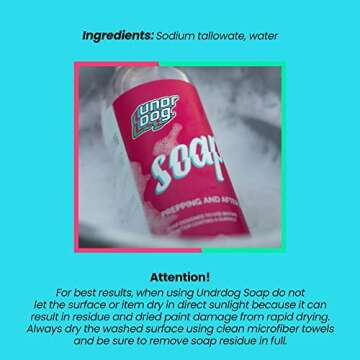 Undrdog Car Wash Soap for Ultimate Vehicle Cleaning
