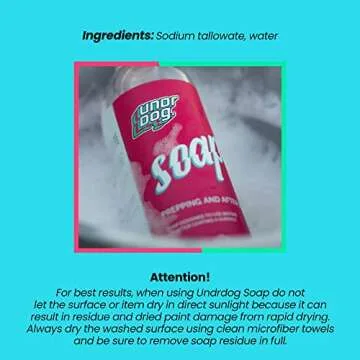 Undrdog Car Wash Soap for Ultimate Vehicle Cleaning