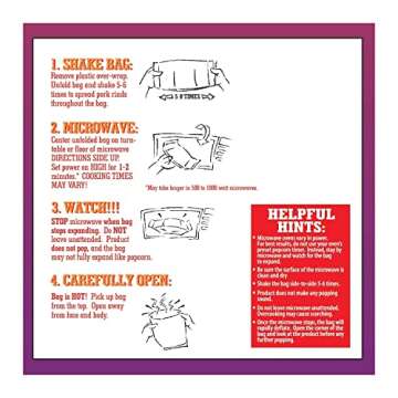 Lowrey's Bacon Curls Microwave Pork Rinds (Chicharrones), Hot and Spicy, 1.75 Ounce (Pack of 6) (Packaging May Vary)