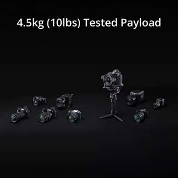 DJI RS 2 - 3-Axis Gimbal Stabilizer for DSLR and Mirrorless Cameras, Nikon, Sony, Panasonic, Canon, ...