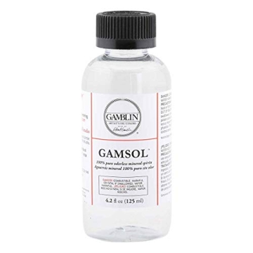 Gamblin Gamsol 4.2oz - Odorless Mineral Spirits for Artists