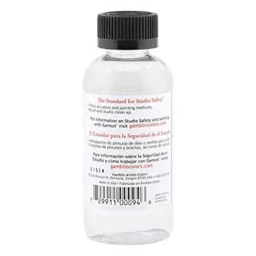 Gamblin Gamsol 4.2oz - Odorless Mineral Spirits for Artists