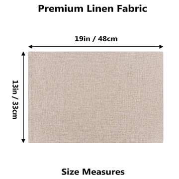 Home Brilliant Heat Resistant Placemats Set of 4