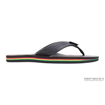 Rainbow Sandals Women's Single Layer Leather with Support