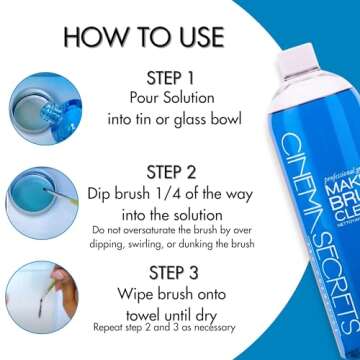 Cinema Secrets Makeup Brush Cleaner Pack 2 32 fl oz Vanilla