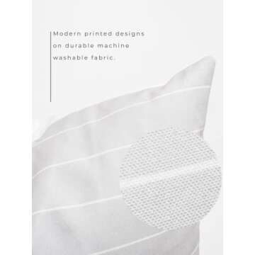 Modern Decorative Throw Pillow Covers Set of 3