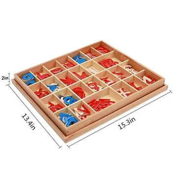 JE JOUE Montessori Moveable Alphabet for Early Literacy Fun