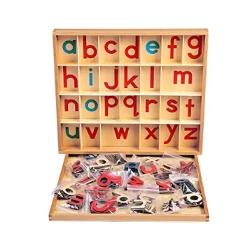 JE JOUE Montessori Moveable Alphabet for Early Literacy Fun