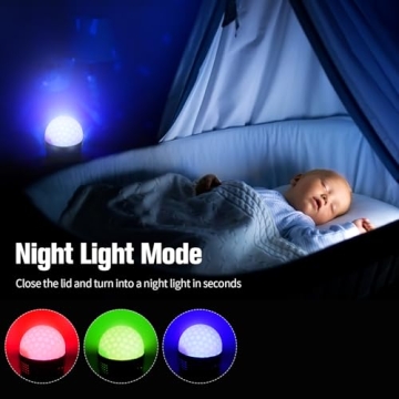 Portable Wiwreenm Mini Disco Ball Light with Sound Activation