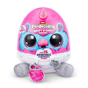 Adopt-A-Corn Surprise (Dalmatian) by ZURU Plush Toy, Collectible Plush, Baby, Surprise Eggs for Girl...