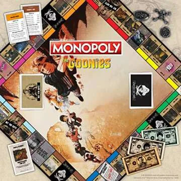 Goonies Monopoly Edition - 80s Adventure Classic Board Game