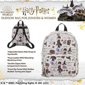 Harry Potter Magic Mini Purse Backpack with Icon Print