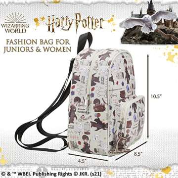 Harry Potter Magic Mini Purse Backpack with Icon Print