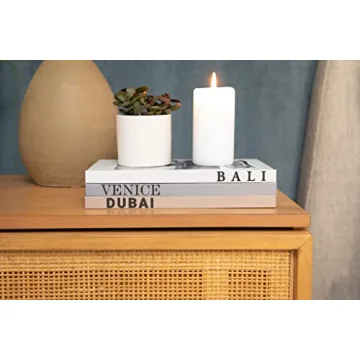 Stylish Set of 3 Decorative Books for Home Decor