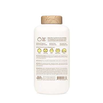 Baby Bum Bubble Bath | Tear Free Foaming Bubble Bath for Sensitive Skin with White Ginger| Natural F...