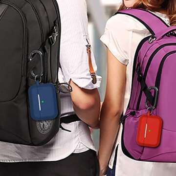 Doboli Airpods Pro Case - Protective Silicone Cover with Keychain