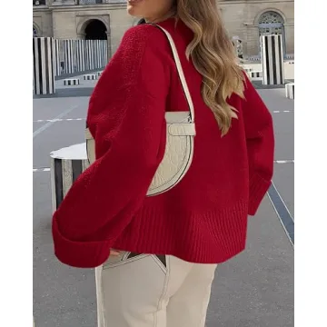 Fuzzy Pullover Sweater for Women: Stylish Cozy Comfort
