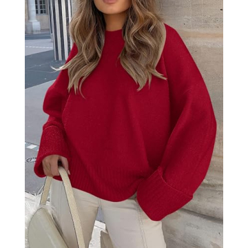 Fuzzy Pullover Sweater for Women: Stylish Cozy Comfort