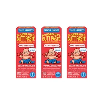 Boudreaux's Butt Paste Maximum Strength Diaper Rash Cream – The Ultimate Protection for Your Baby'...