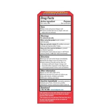 Boudreaux's Butt Paste Maximum Strength Diaper Rash Cream 2 oz Pack