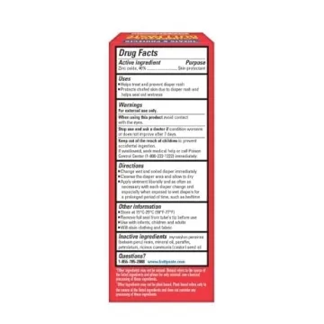 Boudreaux's Butt Paste Maximum Strength Diaper Rash Cream 2 oz Pack