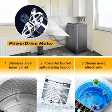 Zyerch Portable Washing Machine for Compact Living