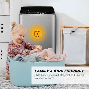 Zyerch Portable Washing Machine for Compact Living