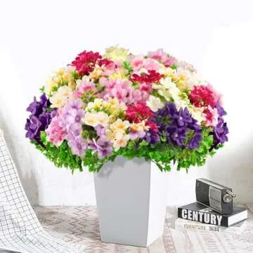 Elecxlink UV Resistant Artificial Bougainvillea Plants