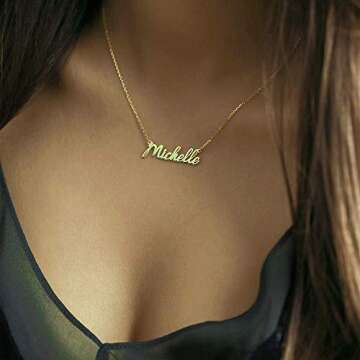 Name necklace personalized, custom necklace for women, Jewelry gifts, custom gifts, custom name, cus...