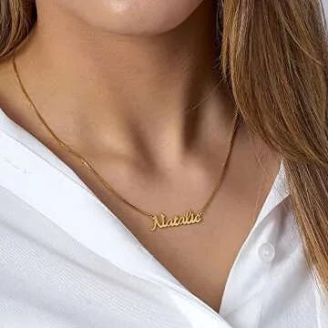 Name necklace personalized, custom necklace for women, Jewelry gifts, custom gifts, custom name, custom gifts for boyfriend, name necklace personalized