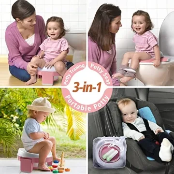 MCGMITT Portable Potty Seat Travel Toddler Potty
