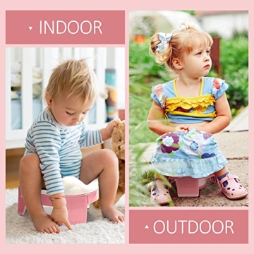 MCGMITT Portable Potty Seat Travel Toddler Potty