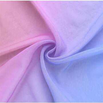 Elegant Yancorp Ombre Sheer Curtains for Kids Rooms