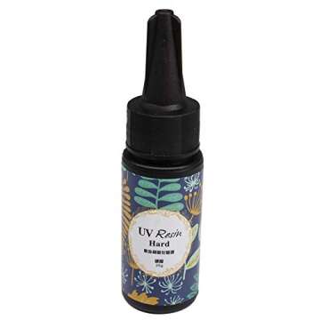 Epoxy UV Resin Clear Hard,ONGHSD UV Jewelry Resin Glue Sunlight Ultraviolet Curing Resin Crystal Liq...