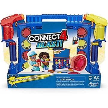Hasbro Connect 4 Blast Nerf Edition Fast-Paced Game