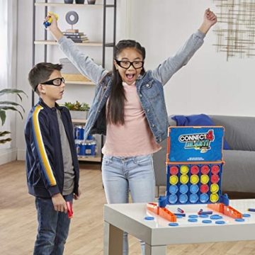 Hasbro Connect 4 Blast Nerf Edition Fast-Paced Game