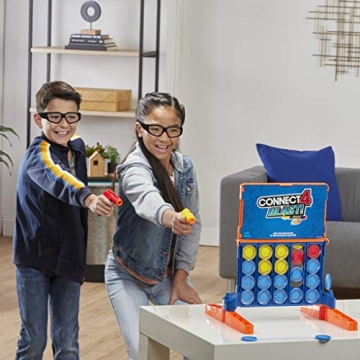 Hasbro Connect 4 Blast Nerf Edition Fast-Paced Game